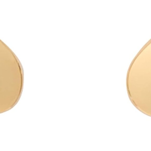 Women\'s Gold Metal Stud Earrings Silver Zirconia Push Back Jewelry